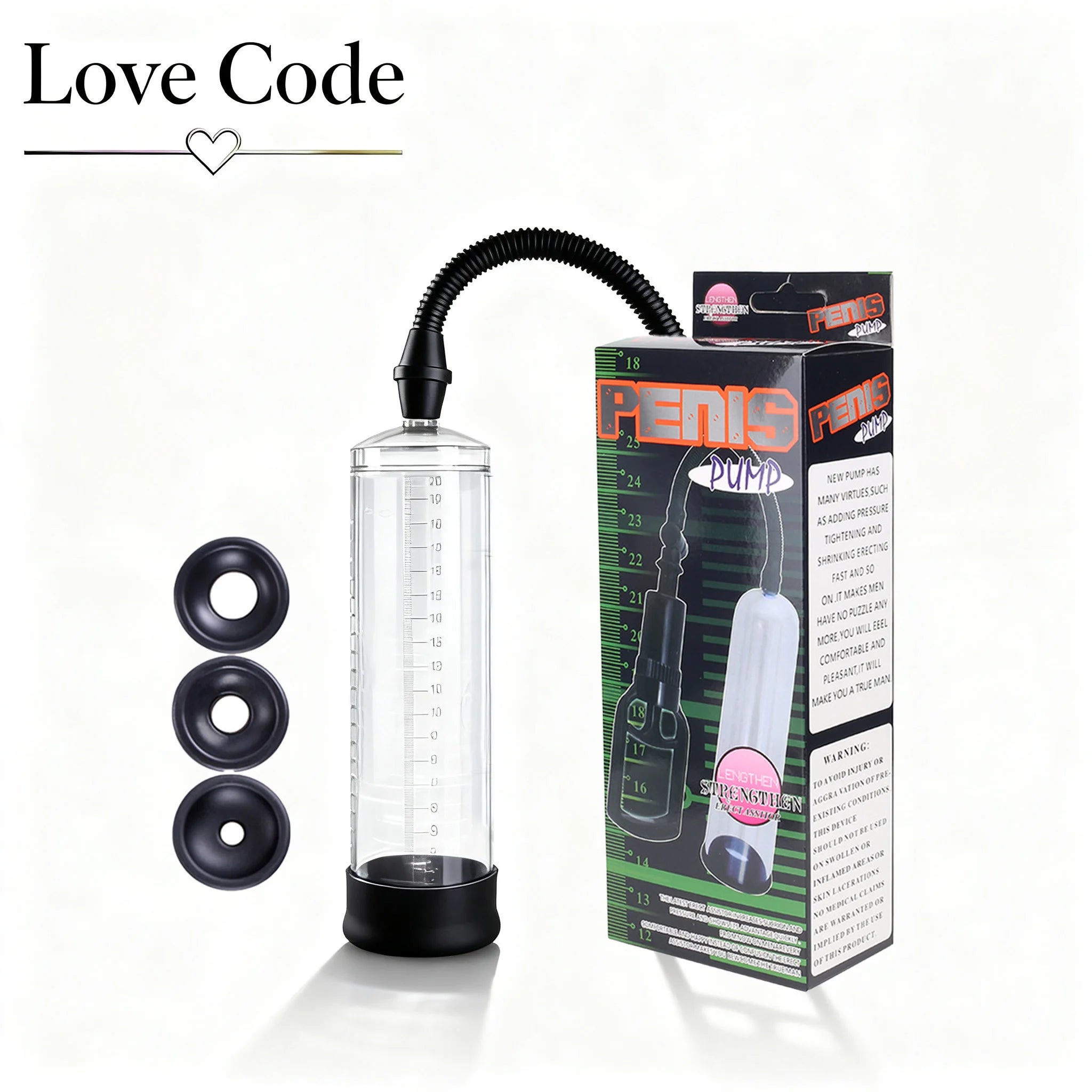 Bomba de Vacío Masculina Manual SM001